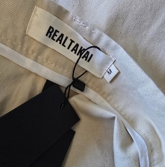 Realtakai Womens Beige Cargo Pants M Waist 26 NWT - Picture 5 of 8